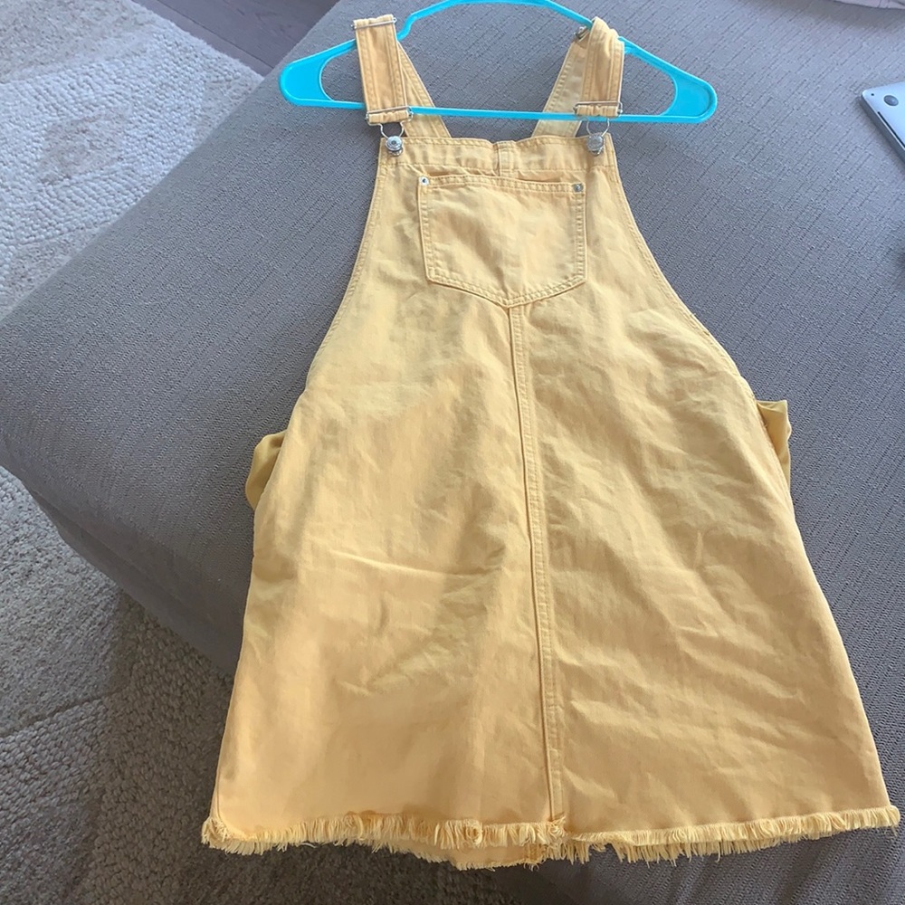 Yellow romper dress